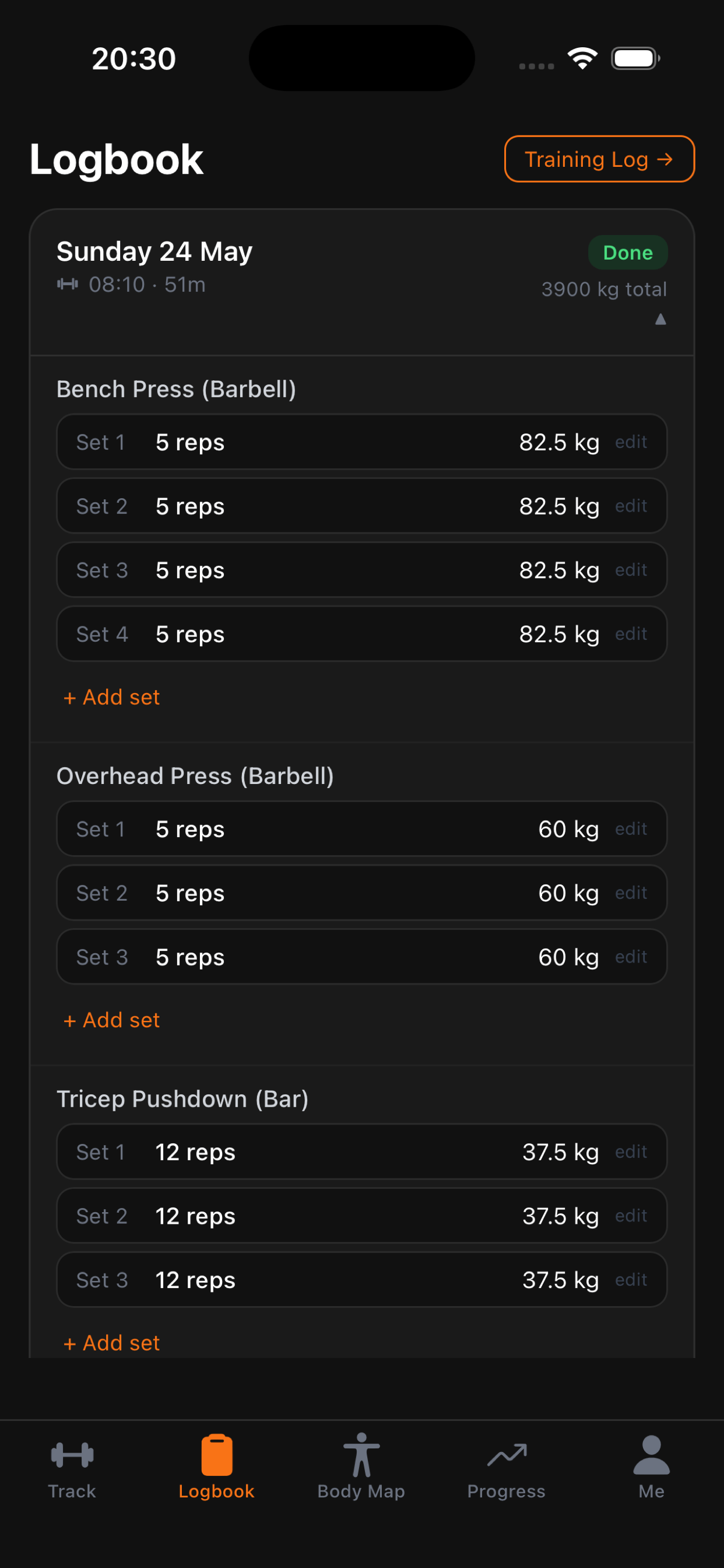 Logbook history